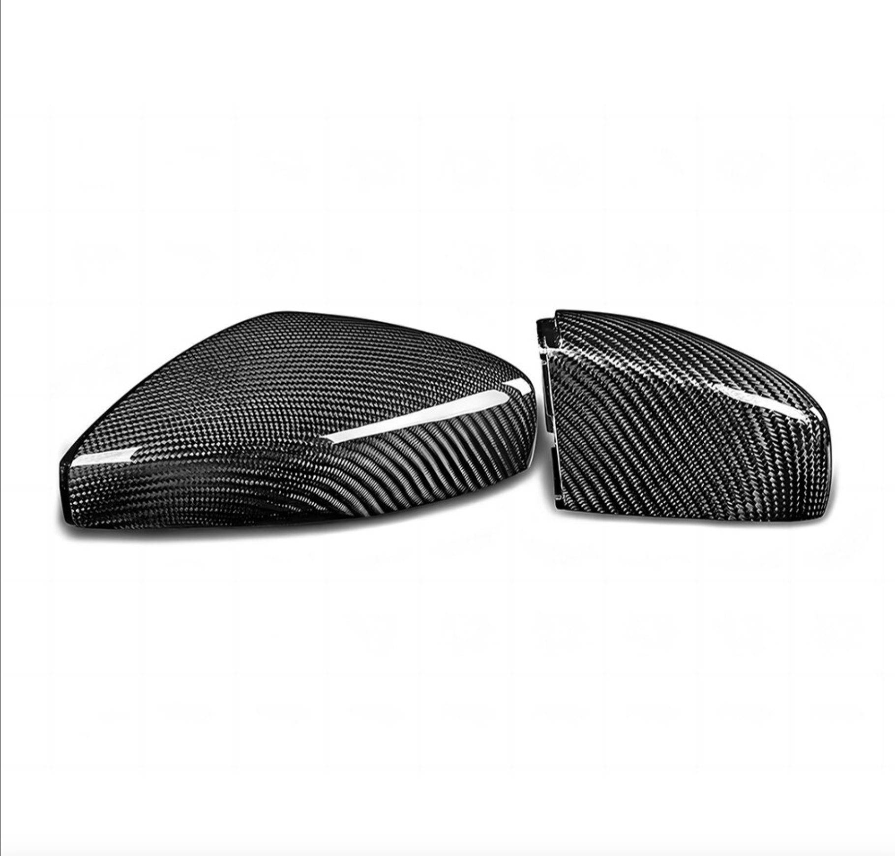 Polo MK5 6R 6C Carbon Fibre Replacement Wing Mirror Covers (2009-2017) - Avoro Design