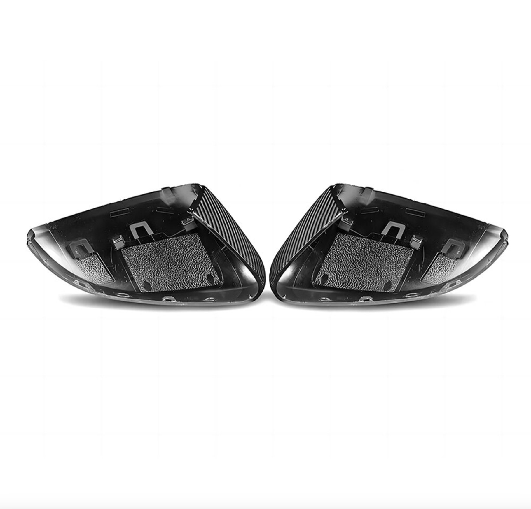 Polo MK5 6R 6C Carbon Fibre Replacement Wing Mirror Covers (2009-2017) - Avoro Design