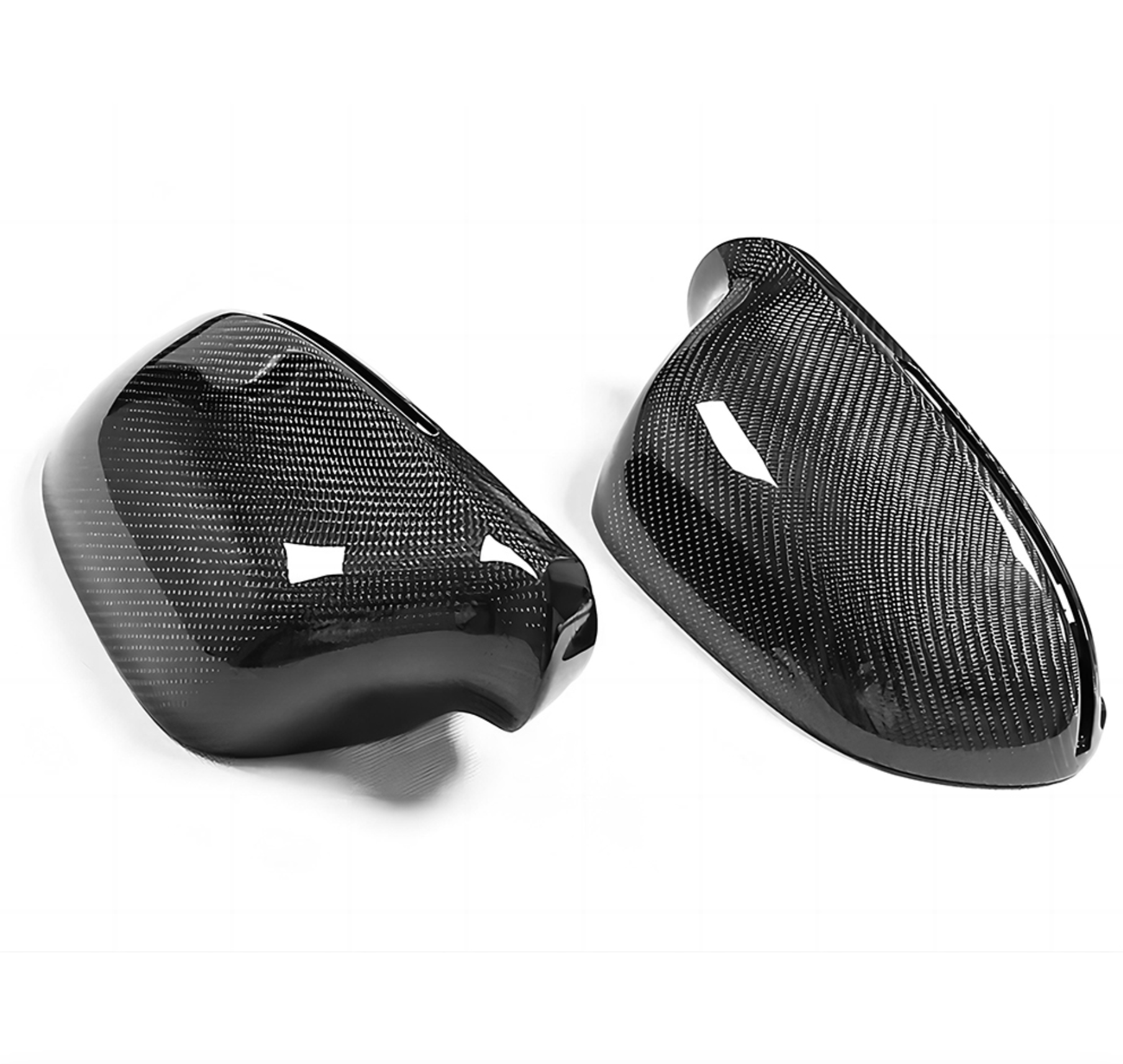 A3 8P Carbon Fibre Replacement Wing Mirror Covers (2009-2013) - Avoro Design