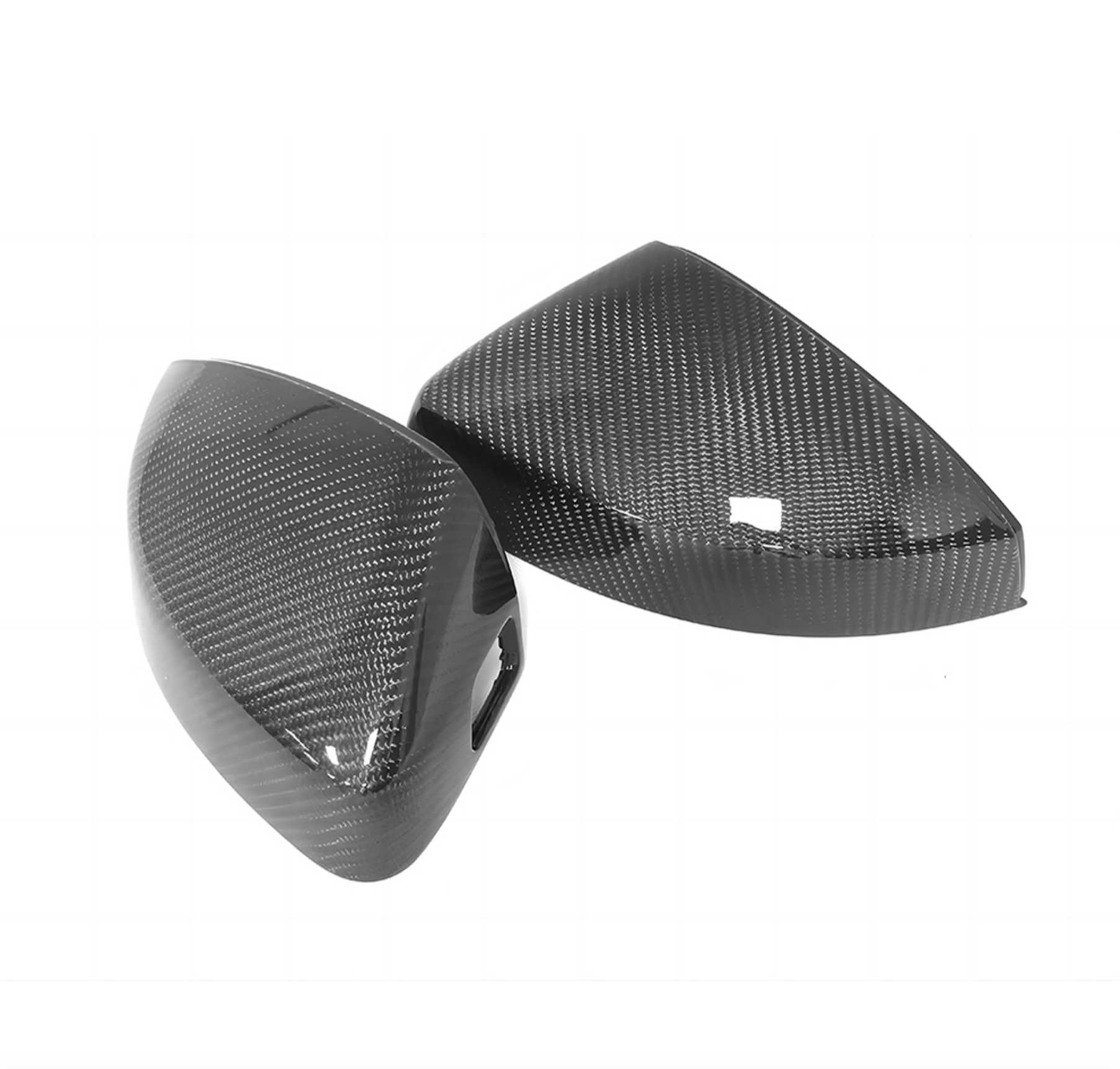 A3 8V Carbon Fibre Replacement Wing Mirror Covers (2012-2016) - Avoro Design