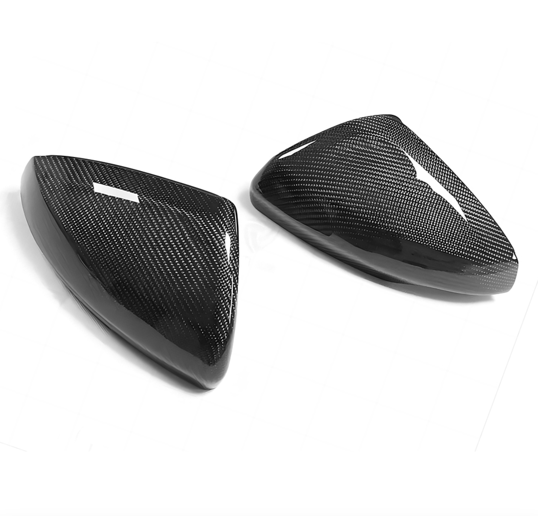 Polo MK6 Carbon Fibre Replacement Wing Mirror Covers (2018+) - Avoro Design